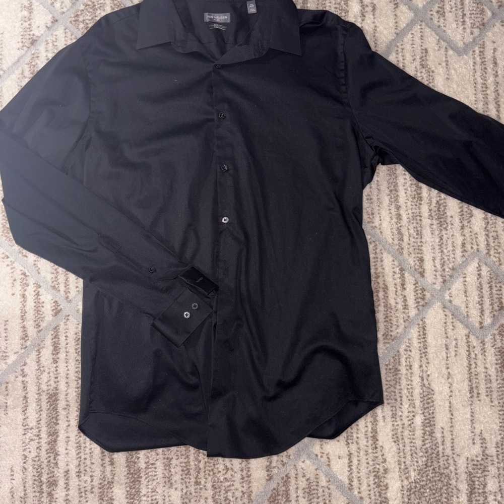 Men's Black Dress Shirt